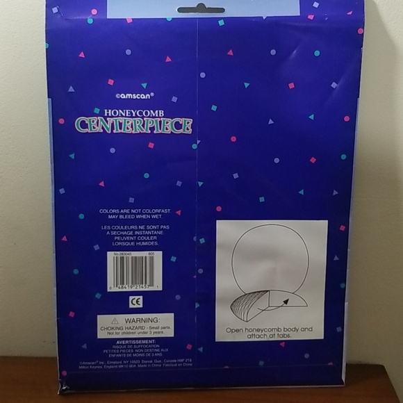 🎁💲2️⃣ 🎁❗Happy Birthday  Honeycomb Centerpiece Decoration - Picture 4 of 5